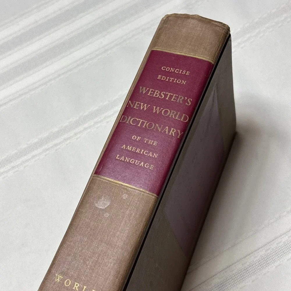 webster Concise Edition new world dictionary Of The American Language Vtg 1962